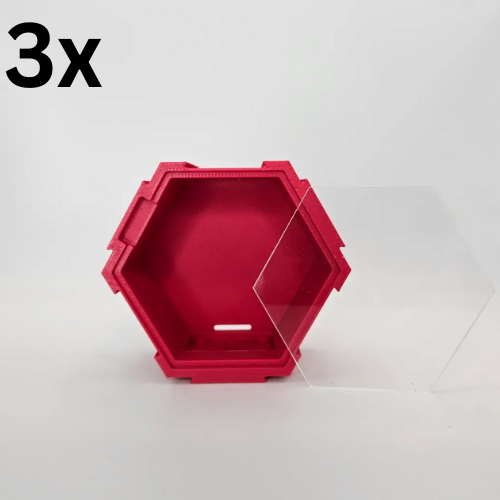{Bundle Deal} 3x Display Hexagons