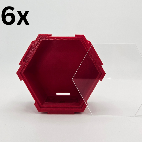 {Bundle Deal} 6x Display Hexagons