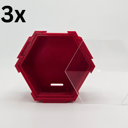 {Bundle Deal} 3x Display Hexagons