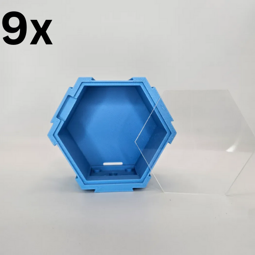{Bundle Deal} 9x Display Hexagons