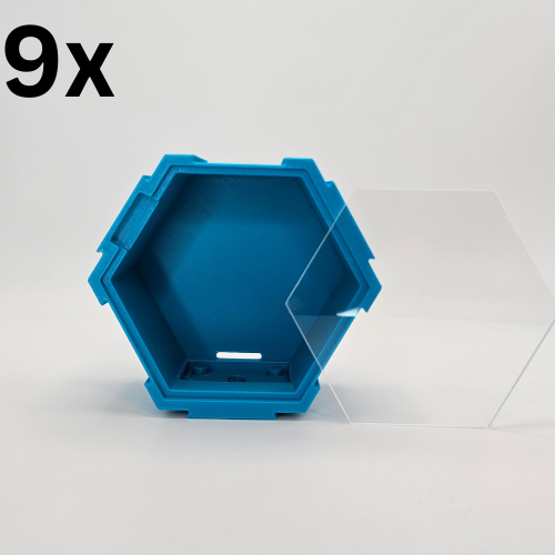 {Bundle Deal} 9x Display Hexagons