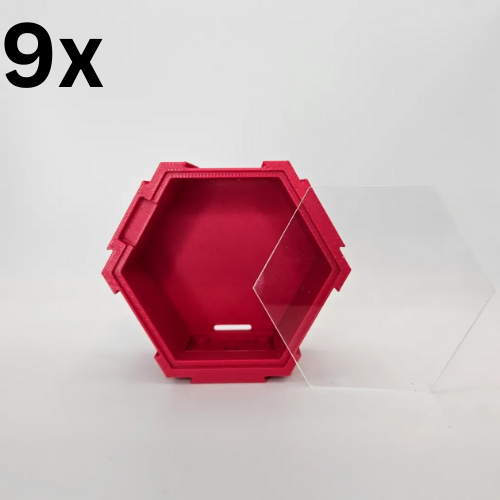 {Bundle Deal} 9x Display Hexagons