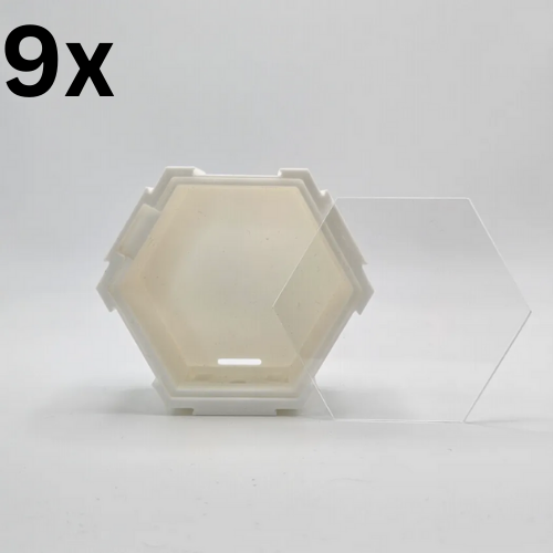 {Bundle Deal} 9x Display Hexagons